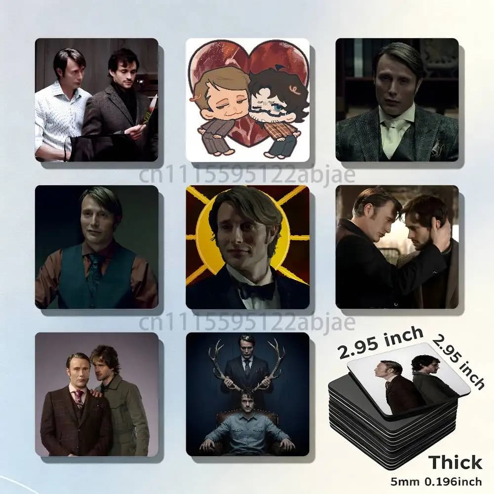 Hannigram H-Hannibal Fridge Magnetic Magnet PVC Memorial Decor for Family Friends Students Adults