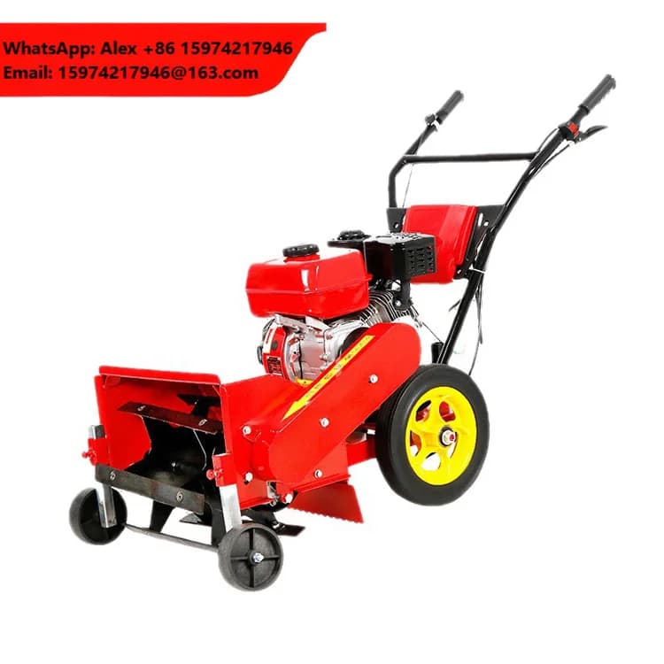 Portable Manual Micro Tiller Ploughing Machine For Ditching & Soil Loosening High Productivity With Core Engine Component