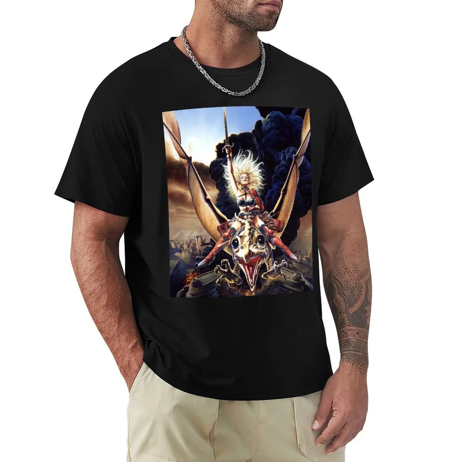 Taarna Heavy Metal by Chris Achilleos in 1980 T-Shirt oversized t shirt plus size tops cotton t shirt men