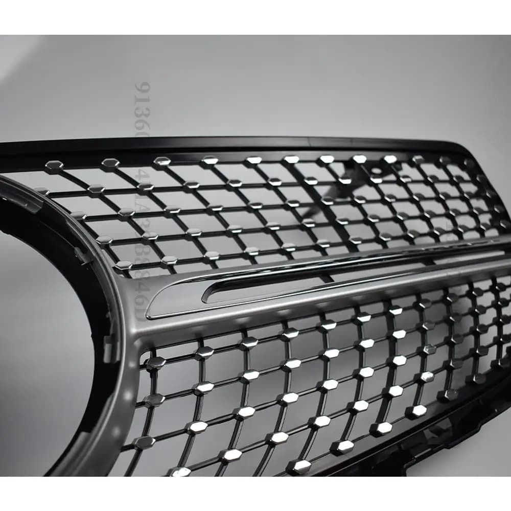 Diamond GT style front grille,bumper,grille modification,Mercedes Benz GLC X253 2015-2018 modification