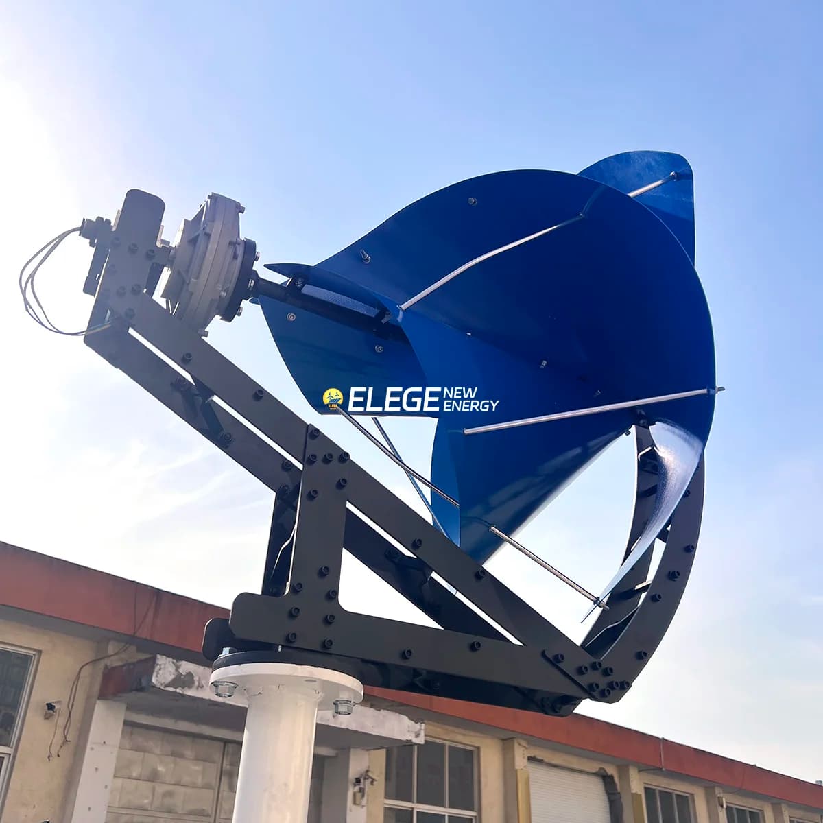 Renewable Free Energy Archimedes Spiral Wind Mills 24v 48v Power Generation System 1KW Windmill Cost for Home Wind Turbine