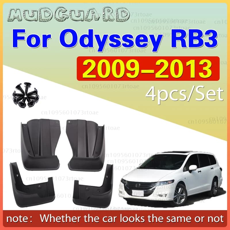 for Honda Odyssey RB3 RB4 2009 2010 2011 2012 2013 JDM Model Mudflap Mudguard Fenders Splash Guards Front Rear Wheel Accessories