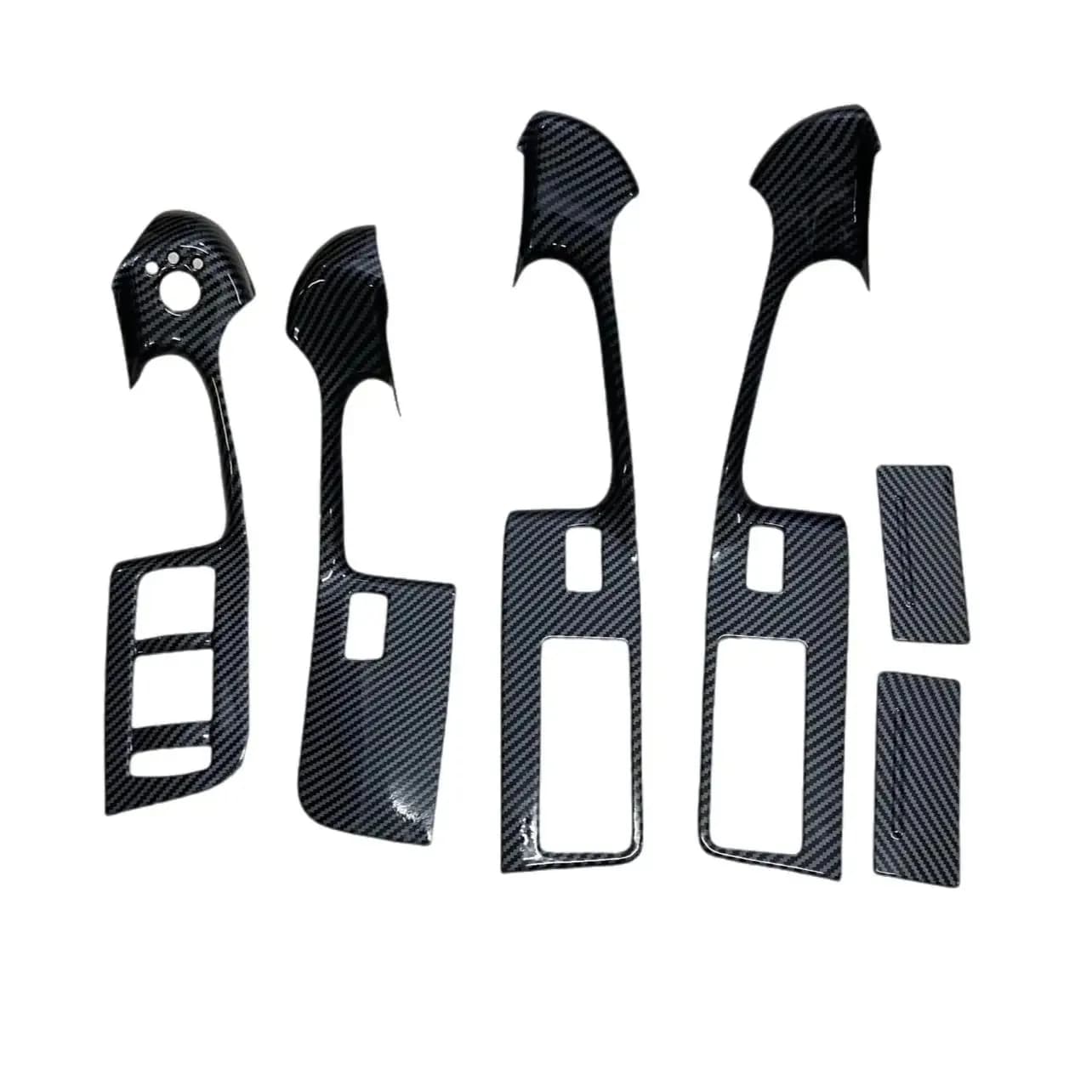Imitation Carbon Fiber Overlays Interior Trim for LHD Audi A6 C6 Model 2005 2006 2007 2008 2009 2010 2011 On Gears, Dash, Doors