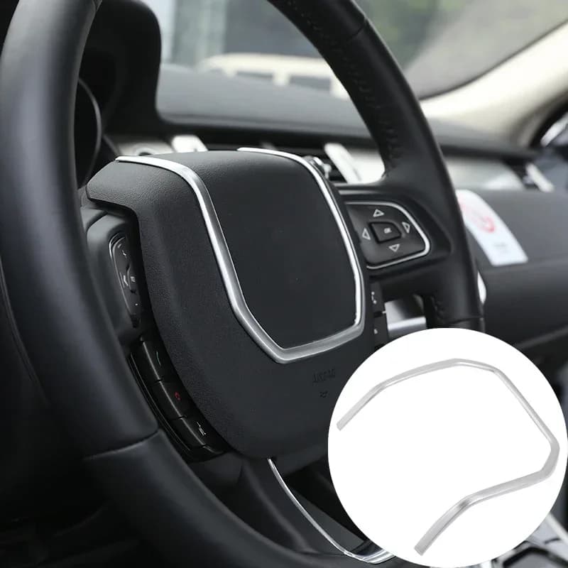 For 2012-2018 Land Rover Range Rover Evoque ABS steering wheel sequin trim strip car interior modification accessories
