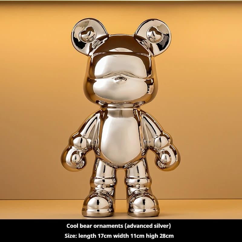 Electroplating Trend Violent Bear 400% European and American Home High end Soft Decoration Men's and Women's Gifts housewarming