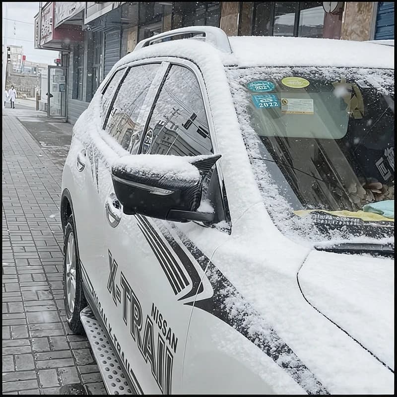 Car Styling For Nissan Murano 2015-2021 Rearview Mirror Cover Caps Decorative Frame Trim Auto Parts Accessories