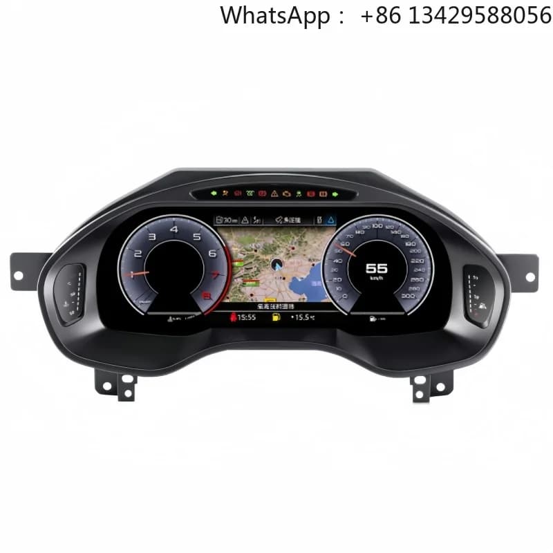 Hot Sale 12.3 2013-2018 for Audi A6 A7 Dashboard Cluster Digital Cluster Lcd Dashboard Digital Dashboard Carplay Speedometer