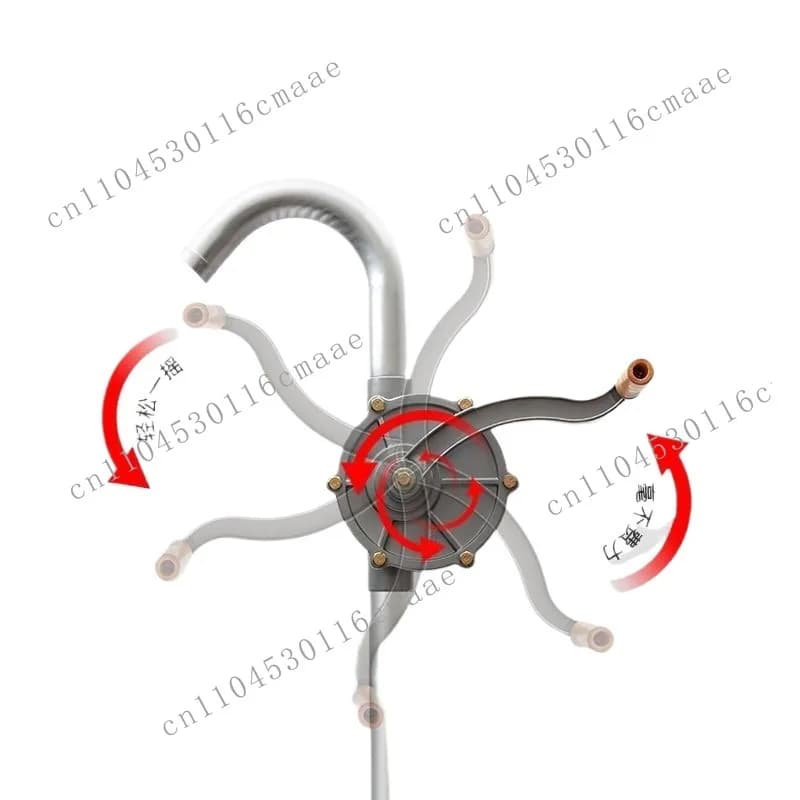 Hand pump adder Manual suction aluminum alloy adder