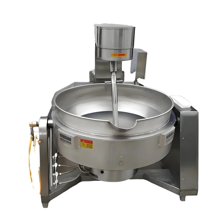 Automatic planetary wok electric heating hot oil frying pan for frying flour and spicy mushrooms new conditions