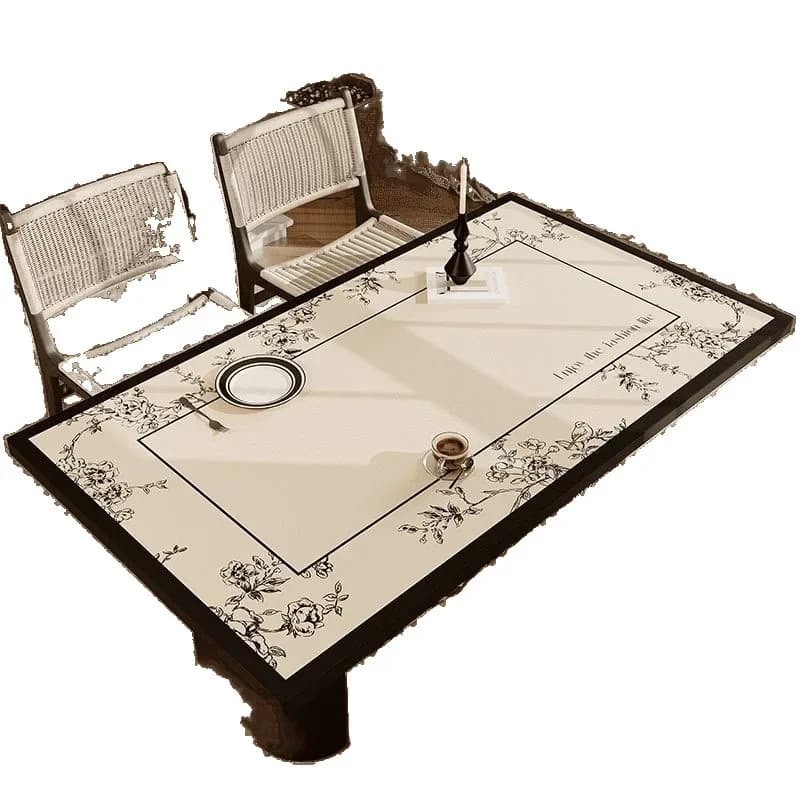 Leave-in waterproof, oil-proof and anti-scalding pad, light luxury coffee table cloth dining table mat