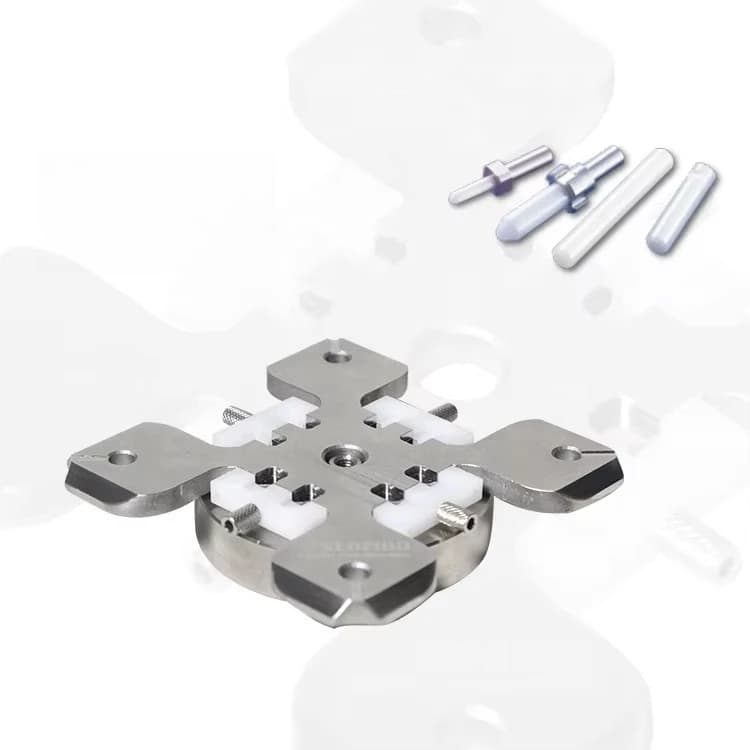 Fiber Polishing Plate MTRJ Polishing Jig Ceramic Holder Ferrule Connector Grind Jig Ferrule Fiber Optic Polishing Fixture