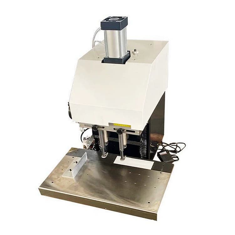 Automatic Cloth Fabric Drilling Machine Notebook Label Plastic Bag Leather Hole Punching Machine