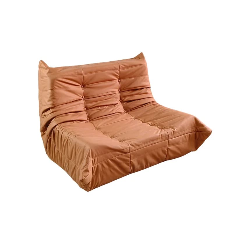 Vacuum-compressed high-density sponge modern fabric living room small apartment lazy sofa