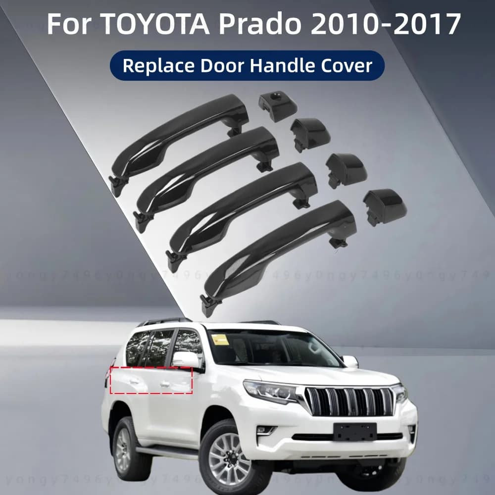 Car Upgrade Decoration Accessory Replace Door Handle Cover For TOYOTA Prado 2010 2011 2012 2013 2014 2015 2016 69211-60090
