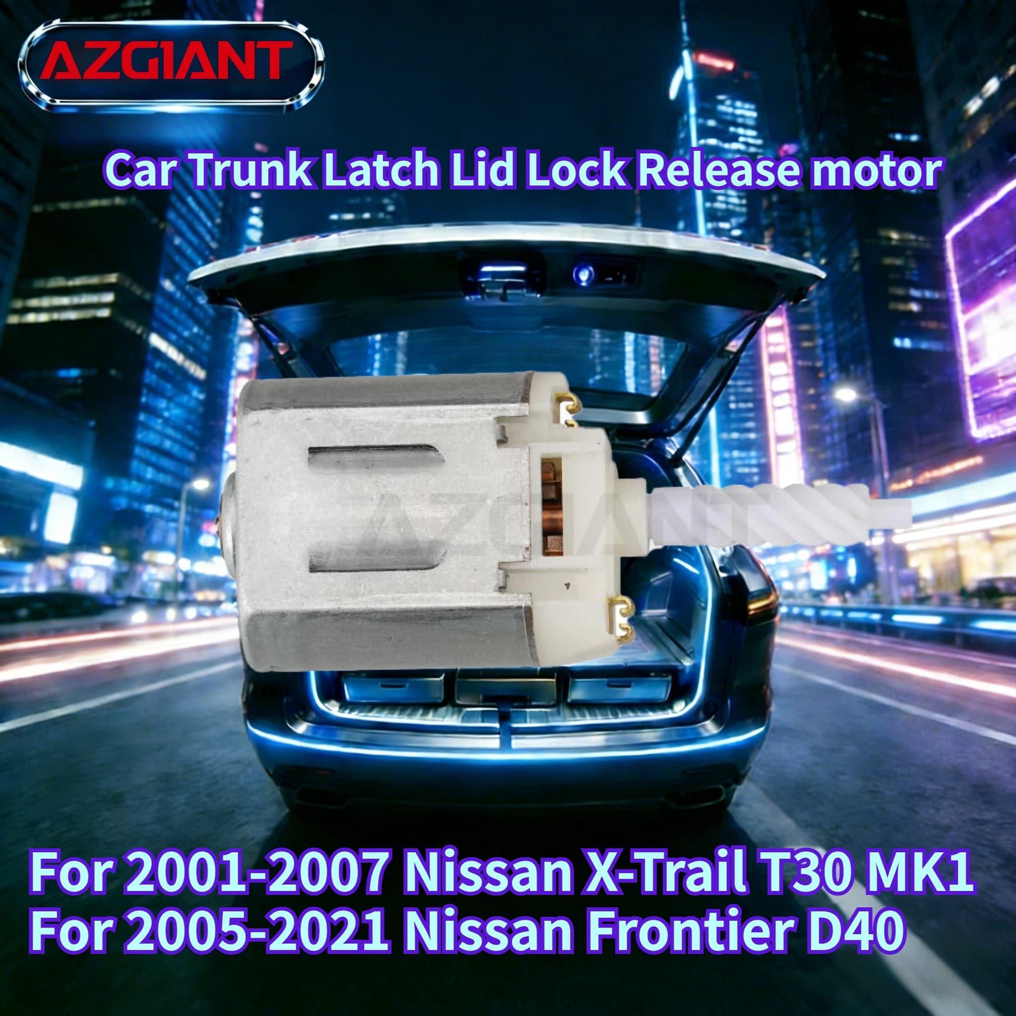 For 2001-2007 Nissan X-Trail T30 MK1 Car Trunk Latch Lid Lock Release motor Brand New high-quality parts Auto Accessories OEM