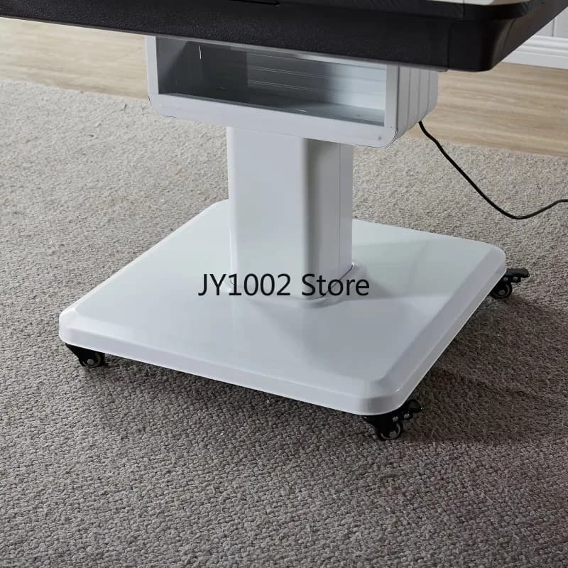 White Fully Automatic Folding Mahjong Table Dual-use Electric Dining Table Household Compact Mahjong Machine