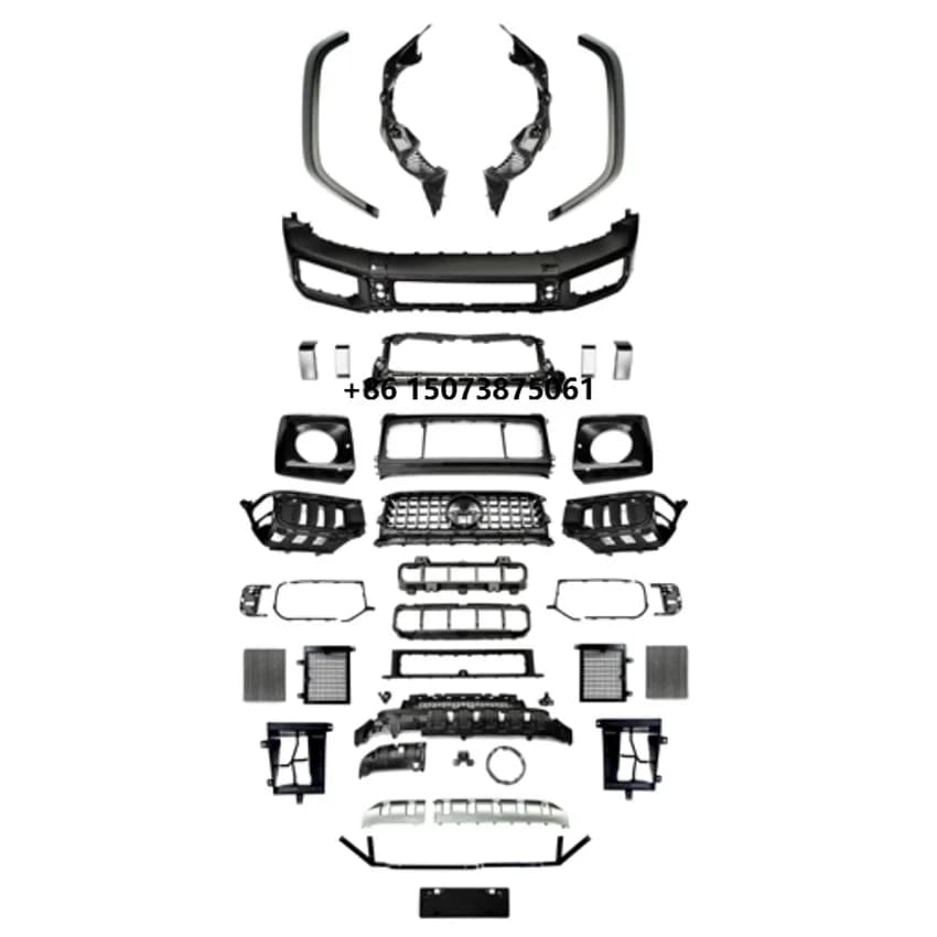 Upgrade To W465 G63 2025 For  G Class W465 G500 G550 With PP Material Car Bumpers Facelift Kit