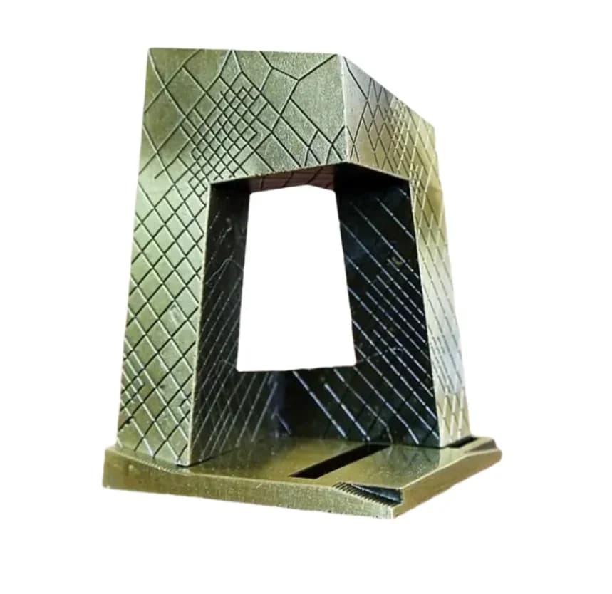 World Famous Architectural Bronze Crafts China Beijing CCTV Tower Model Building  Metal Model For Home Decor Souvenir Gift