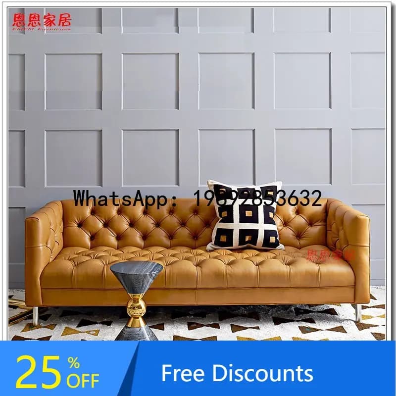 XL Nordic Style Living Room Simple Sofa Office Meeting Leisure Backrest Double Seat