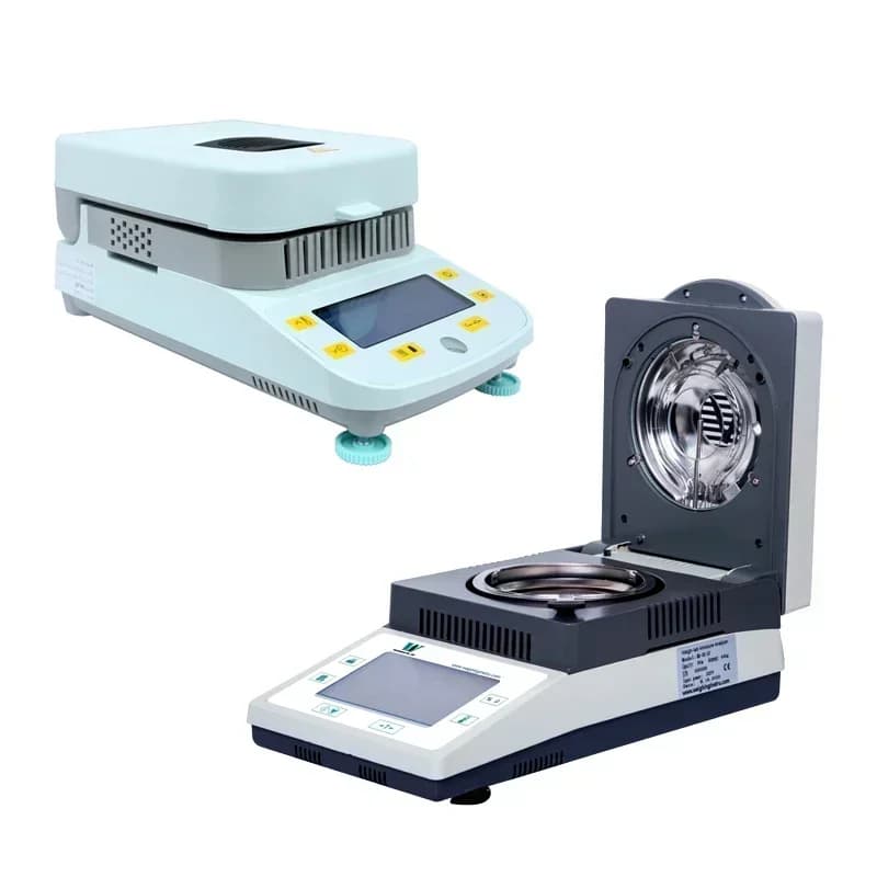 50g/110g 0.01g 0.001g Touch Screen Lab Halogen Grain Digital Moisture Balance Meter Tester Hot sales