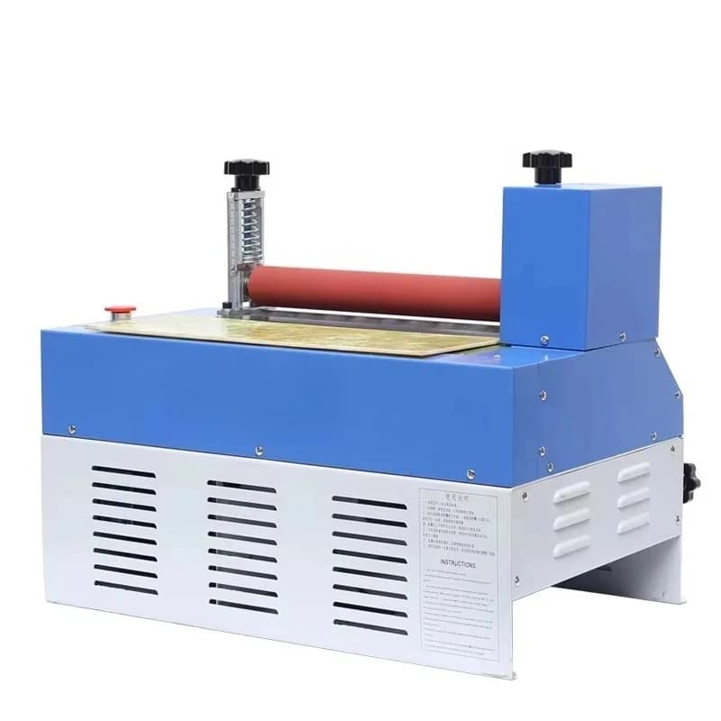 high quality Hot melt adhive roller pasting hine