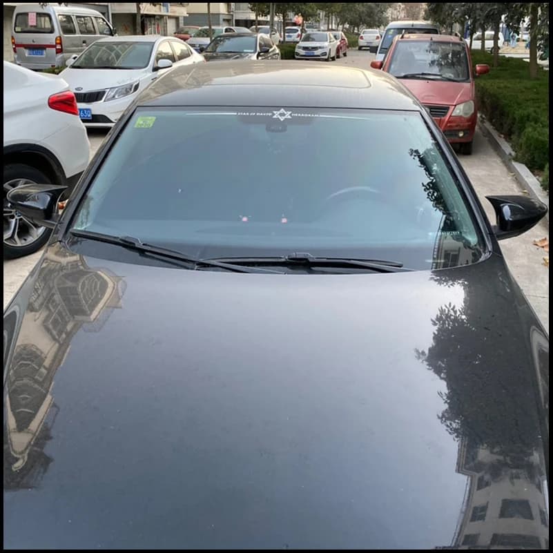 For Volkswagen VW Jetta MK6 Euro 2011-2017 Door Side Wing Rearview Mirror Cover Cap Trim With Horn Car Styling Auto Accessory