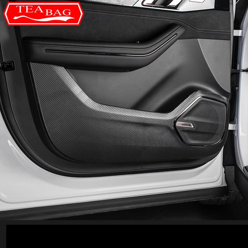 For Lynk & Co 09 2021-2024 Car Styling Door Anti-kick Pad Door Sill Strip Pedal Protection Anti-friction Mat Auto Accessories