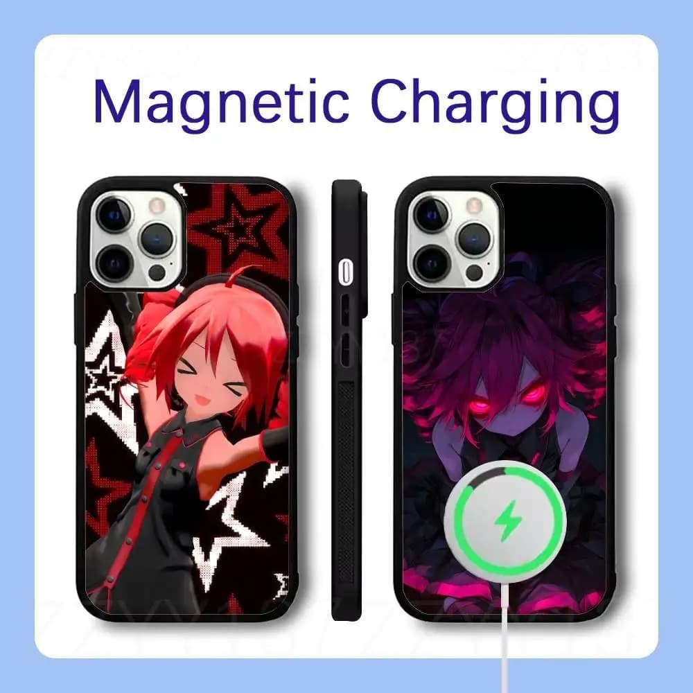 K-Kasane T-Teto Get To Me Phone Case For iPhone 18,17,16,15,14,13,12,Pro,Max,Plus Magnetic Wireless Charge Cover
