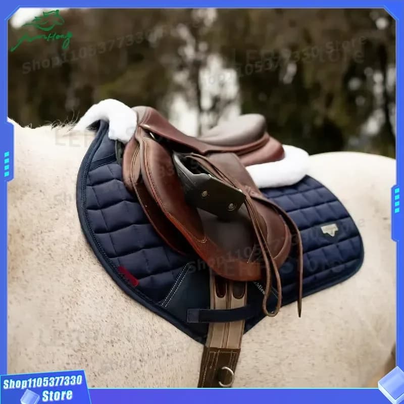 Custom Equestrian Riding Mats Advanced Dressage Twill Horse Equipment Personalized Size Color Stable Floor Protection Gear