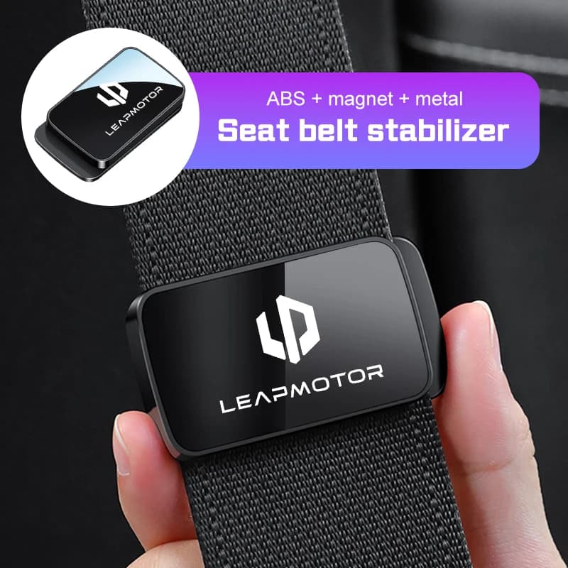 Magnetic Attract Car Seat Belt Stabilizer For Leapmotor T03 S01 C11 C01 C10 C16 B10 All Series Seat Belt Holder Auto Accessories