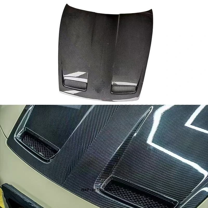 Dry Carbon Fiber Front Hood for 911 992 2018+ Upgrade to GT3 Style Lightweight Vented Engine Bonnet Body Kit