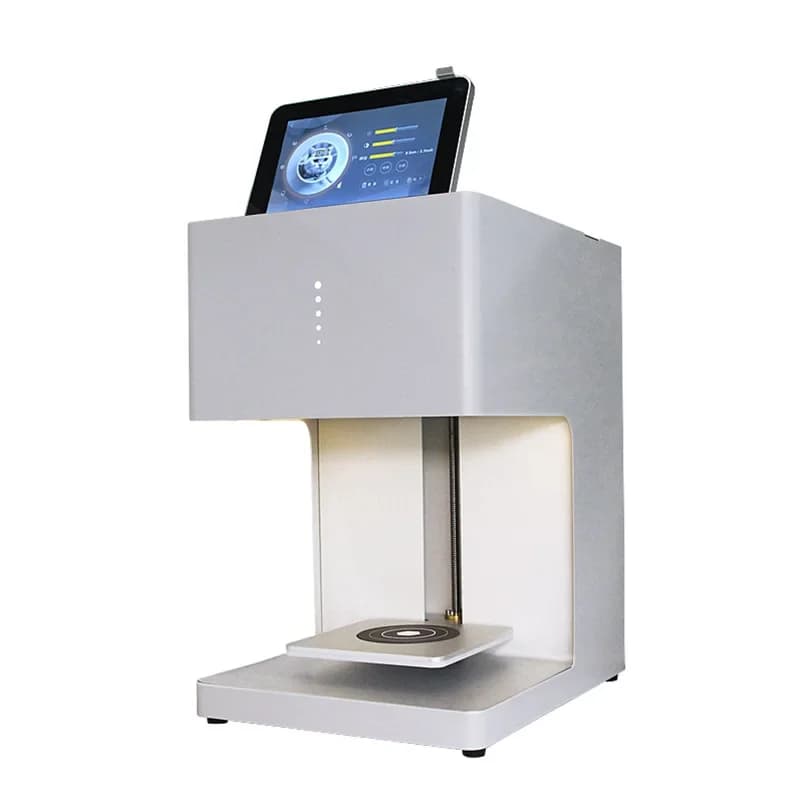 NEW Cross-border coffee latte machine, answer milk tea 3D printer, fully automatic latte printer, monochrome color printing