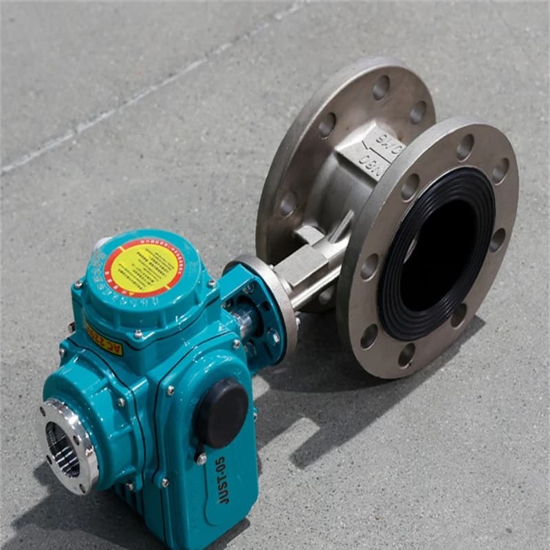 Electric Butterfly Valve, Stainless Steel , Soft Seal Electric , Electric Flange Butterfly Valve