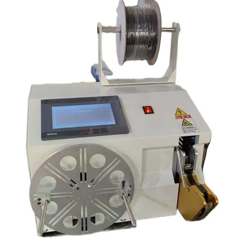 Automatic Cable Winding Tying Machine and Cable Wire Coiling Binding Machine