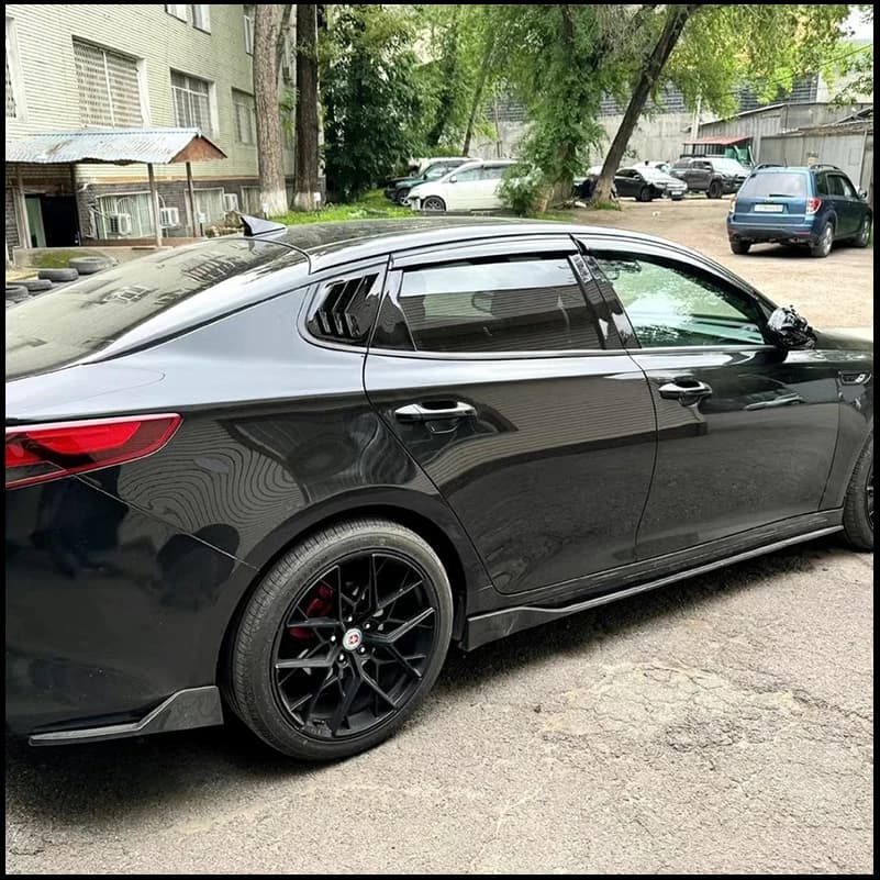 Car Styling For Kia Optima 2011-2019 K5 Sedan Rear Window Scoop Louver Vent Cover Trim Auto Parts Accessories