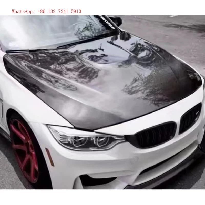 For  F30 F80 Carbon Fiber Upgrade Modification Front Engine Hood Bonnet Covers Perfect Fit