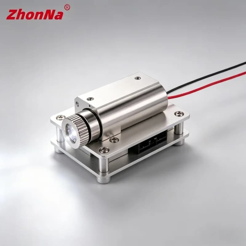 650nm 5mW Red Laser Module Industrial Grade Focusable Glass Lens Point/Line/Cross Head DC 3V-5V with Free Customization