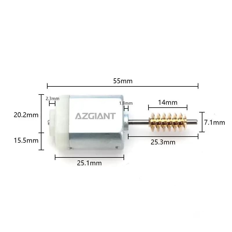 AZGIANT For Renault Trafic 2001-2014 Central Control Motor for Door Lock Actuator FC-280 High Power Quiet Operation