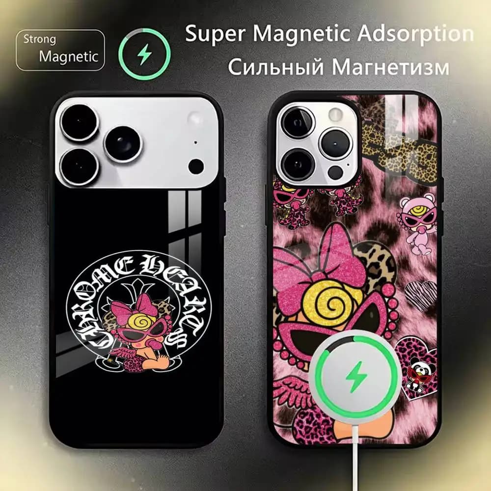 1pc Japan Fashion Hysteric Mini   Phone Case For iPhone17,16,15,14,13,12,11 Plus,Pro Allows magnetic wireless charging