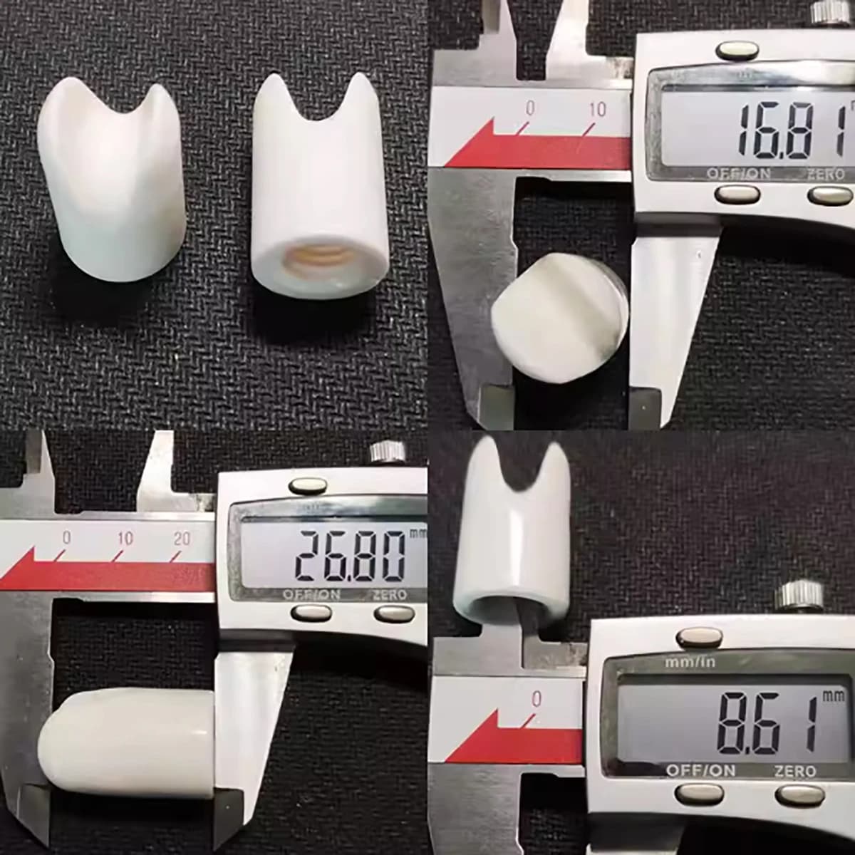 Y-Shaped Alunina Ceramic Wire Guide Alumina Ceramic Duckbill Eyelet，Wear-Resistant Wire Guide for Textile Machinery