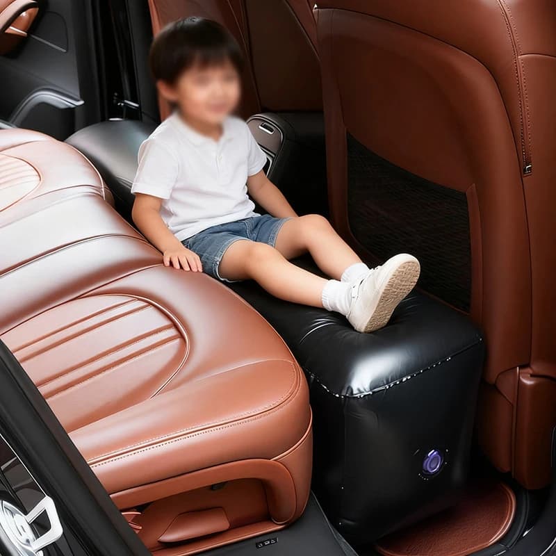 PVC Kids Flight Sleeping Footrest Pillow Resting On Airplane Car Bus Inflatable Travel Foot Rest Pillow Foot Pad Accessories