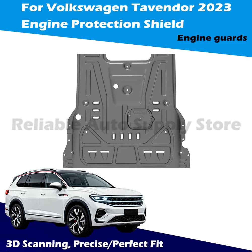 High Quality 3D Scanned Engine Skid Plate For Volkswagen Tavendor 2023, Exact OEM Fit, Direct Bolt-On Installation