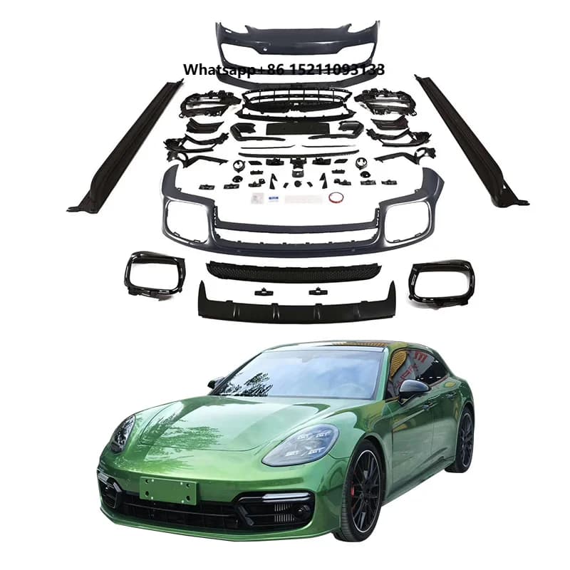 2017-2023 Car Upgrade Sport Design Body Kits Bumper Facelift Front Bumper and Rear Bumper Car Grille