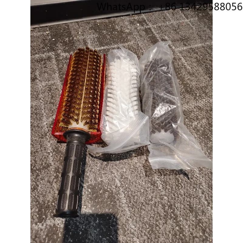 Newly upgraded electric roller brush nylon/horsehair/brush, roller brush set ski rotary brush