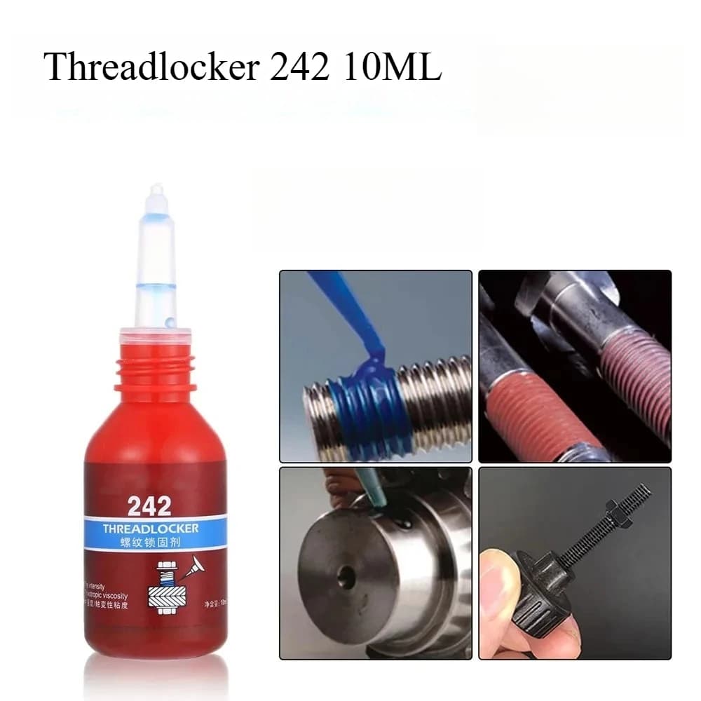 10ml Threadlocker 242 243 Screw Adhesive Medium Strength Threadlocker Anaerobic Threadlocker Caulk Adhesives Sealer Hardware