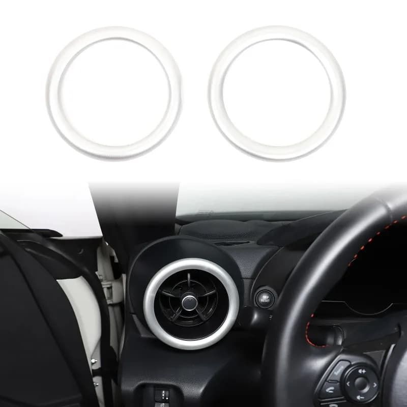 Aluminum Alloy Dashboard Trim Side Vent Rings for 2022-20024Toyota 86/Subaru BRZ Automotive Interior Accessories