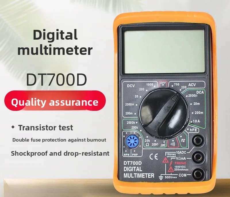 Handheld digital large screen display DT700D universal meter, multimeter