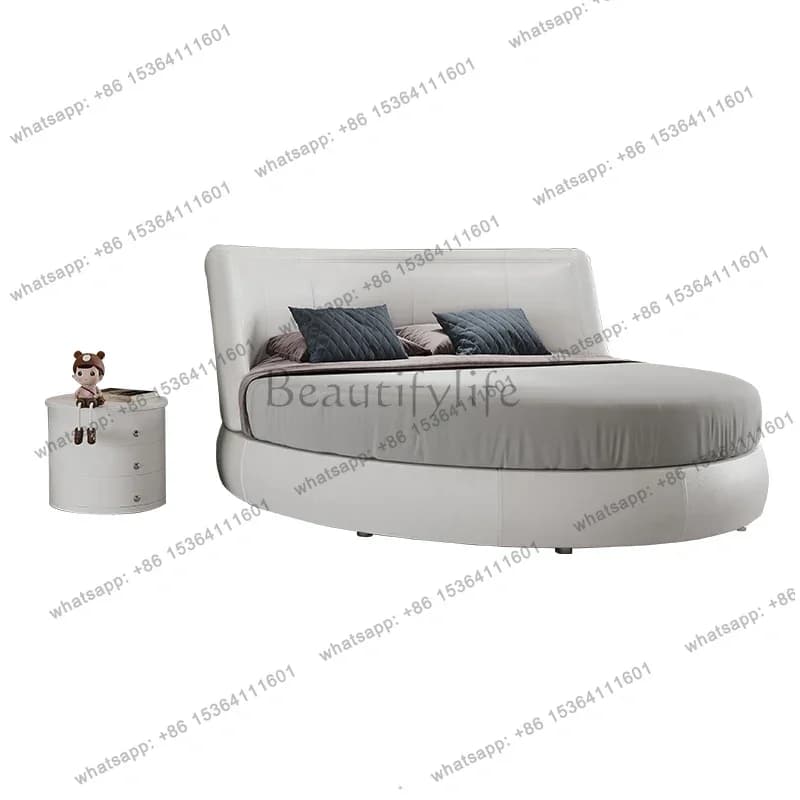 Frame Design Bed Double Modern Fashionable Quality Master Bedroom Bed Aesthetics Light Luxury Cama De Casal Bedroom Furniture