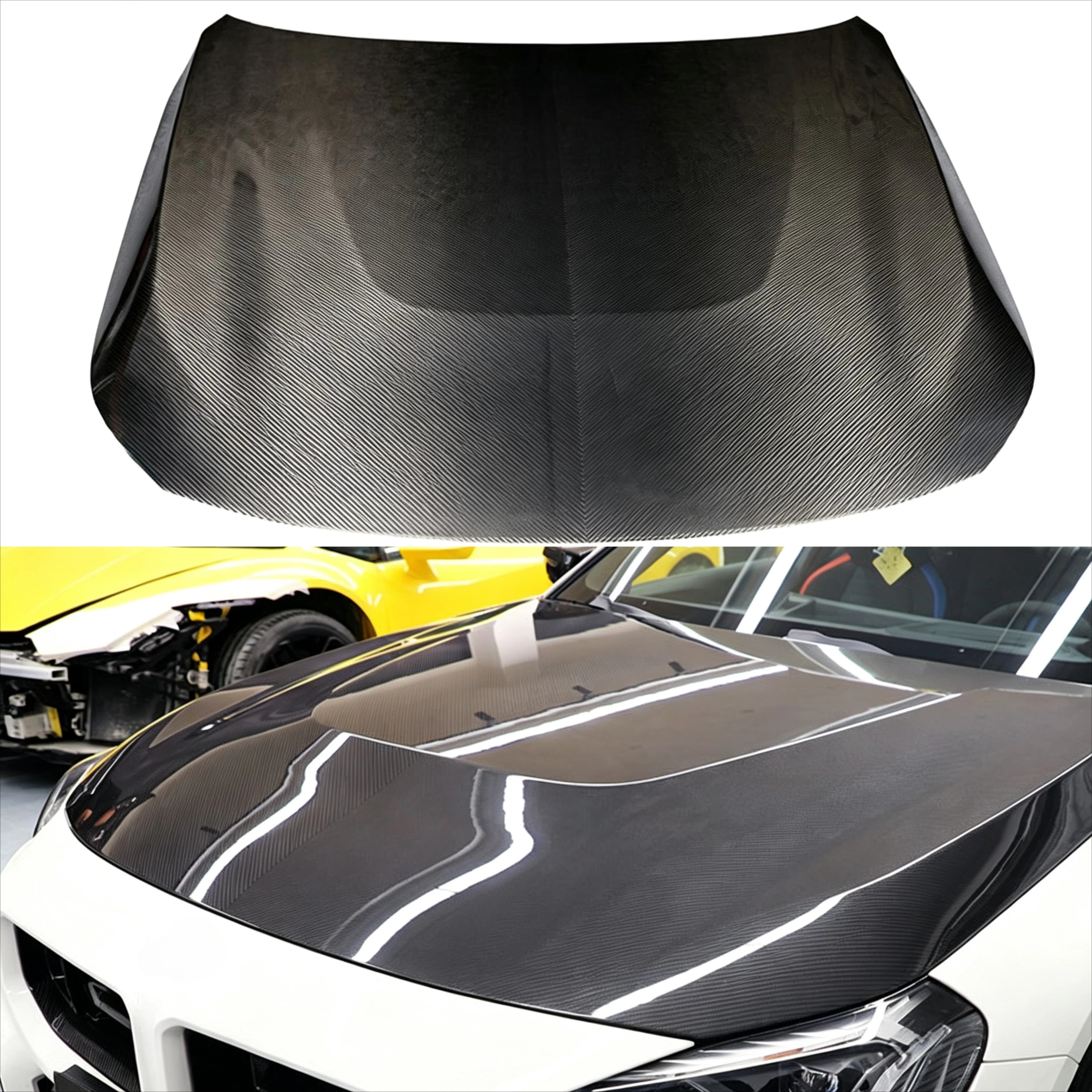 New Carbon Fiber OEM Style Front Hood Cover for 2 Series G87 M2 G42 225i M240i 2023+ Car Exterior Performance Kit