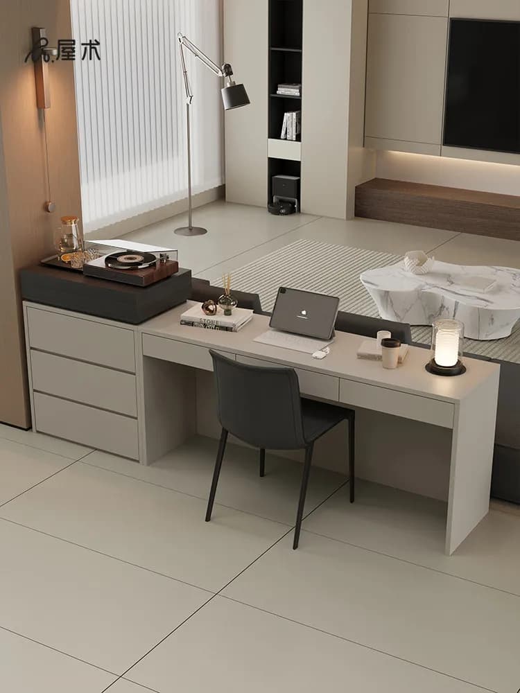 Minimalist sofa back cabinet, long table, living room sideboard, partition cabinet